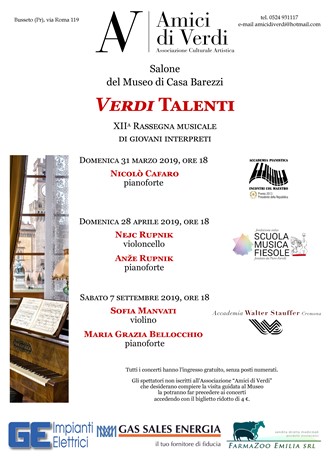 Loncandina generale Rassegna Verdi Talenti