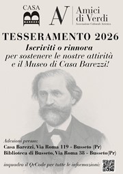 Aperto il Tesseramento degli Amici di Verdi per il 2026